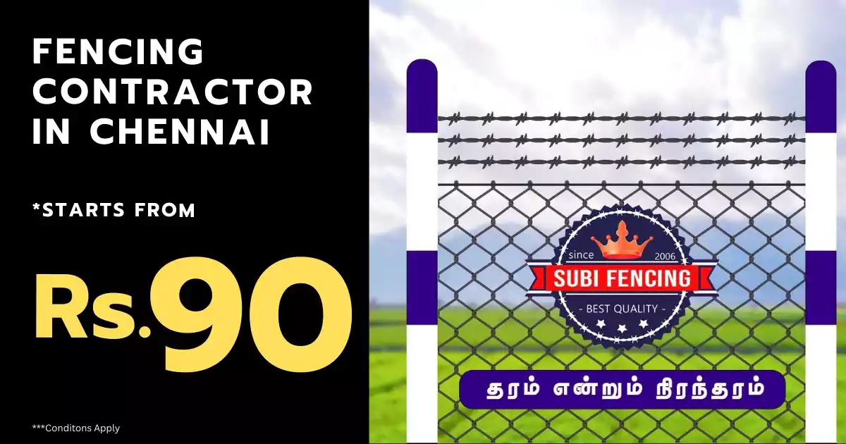 Best fencing contractors in  Sriperumbudur