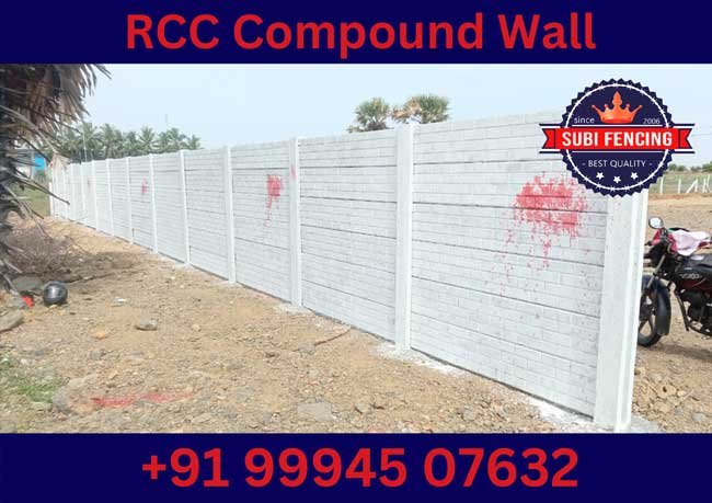 RCC compound wall Contractors in Villupuram