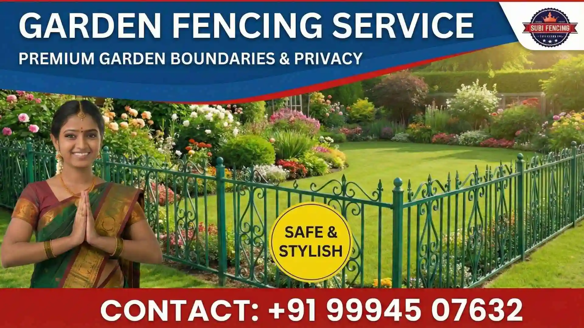 Garden Fencing contractors in Tondiarpet Chennai