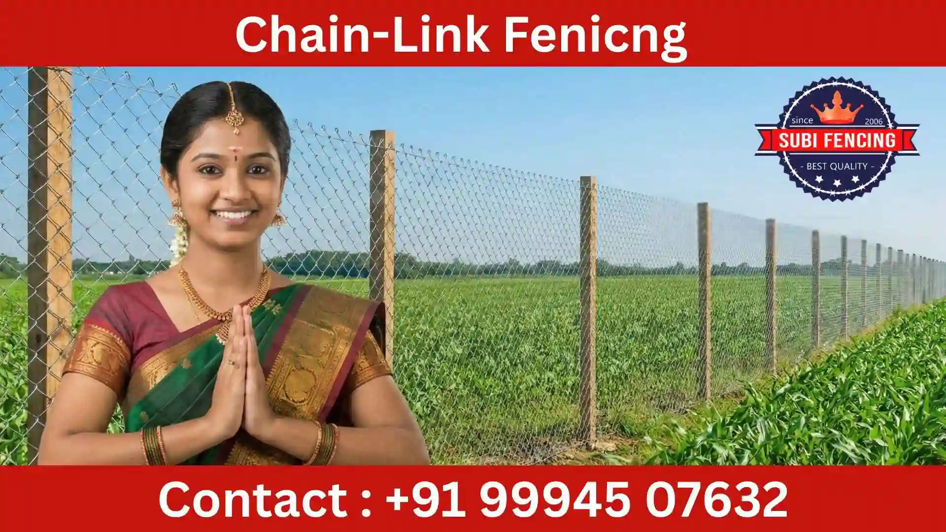 Chain Link Fencing contractors in Tondiarpet Chennai