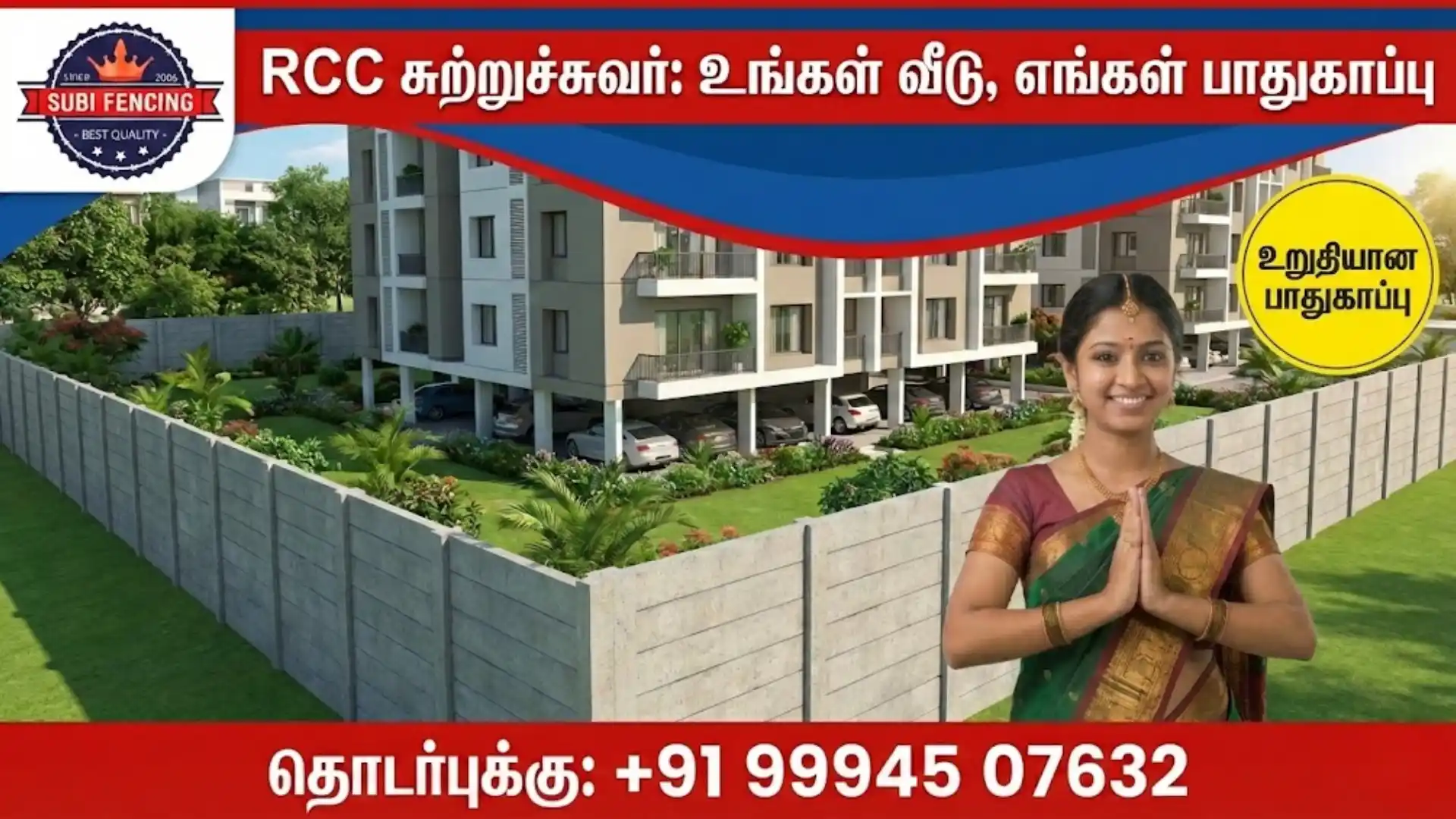Readymade wall Fencing contractors in Tondiarpet Chennai